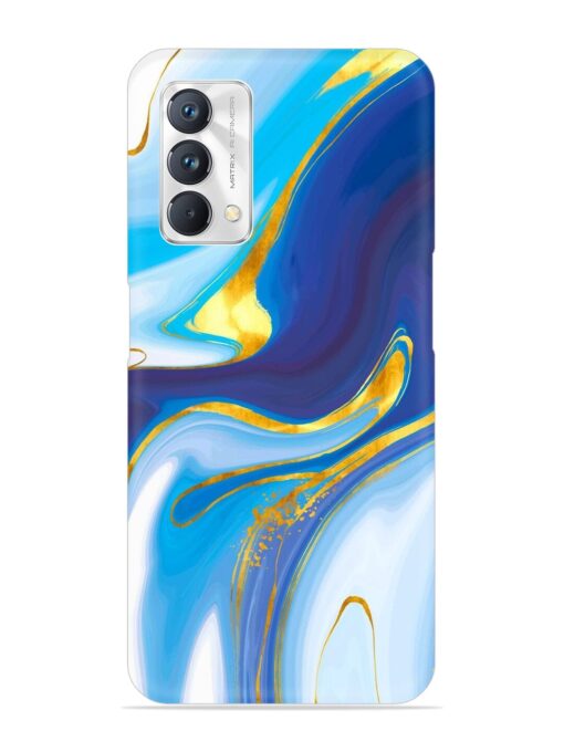 Watercolor Background With Golden Foil Snap Case for Realme Gt Master Edition