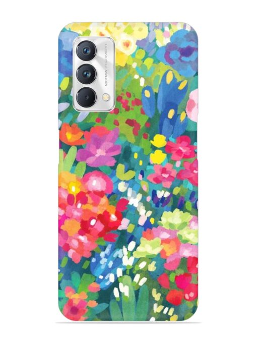 Watercolor Flower Art Snap Case for Realme Gt Master Edition