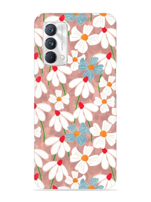 Abstract Petal Flowers Snap Case for Realme Gt Master Edition Zapvi