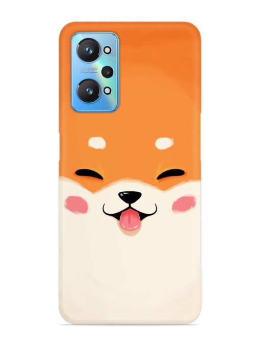 Cute Dog Face Vector Snap Case for Realme Gt Neo 2