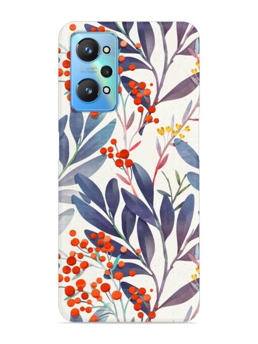 Seamless Floral Pattern Snap Case for Realme Gt Neo 2