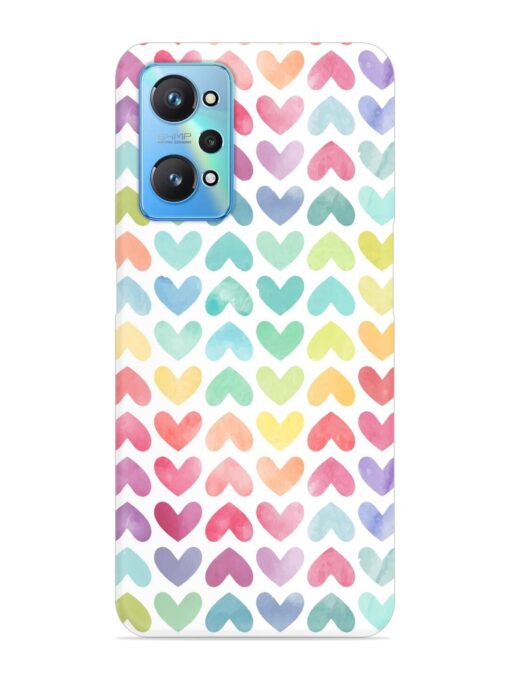 Seamless Colorful Watercolor Snap Case for Realme Gt Neo 2