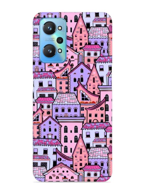 Seamless Pattern Houses Snap Case for Realme Gt Neo 2