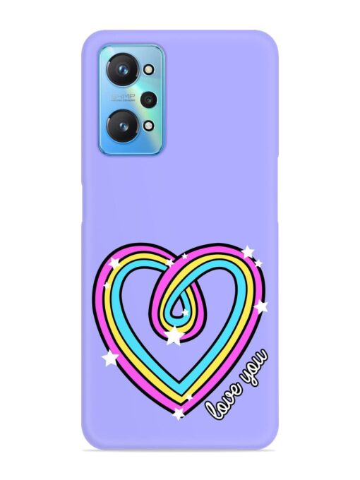 Colorful Rainbow Heart Snap Case for Realme Gt Neo 2