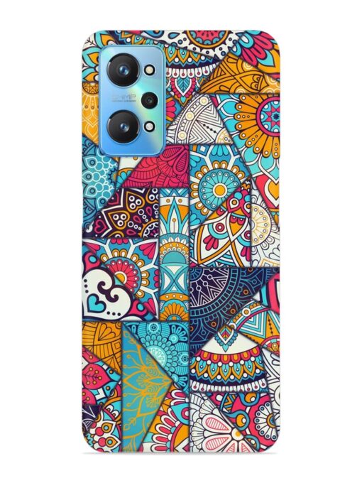 Patchwork Pattern Vintage Snap Case for Realme Gt Neo 2