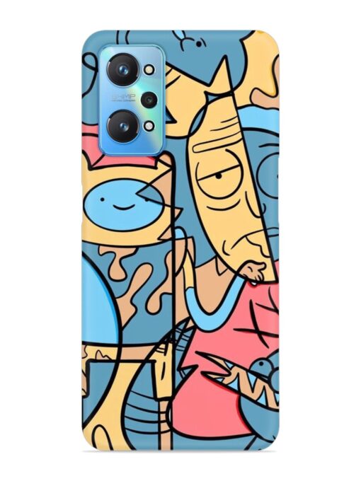 Silly Face Doodle Snap Case for Realme Gt Neo 2