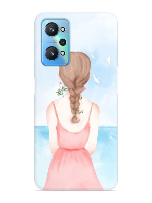 Watercolor Girl Vector Snap Case for Realme Gt Neo 2