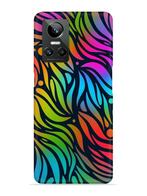 Abstract Leaf Design Snap Case for Realme Gt Neo 3 Zapvi