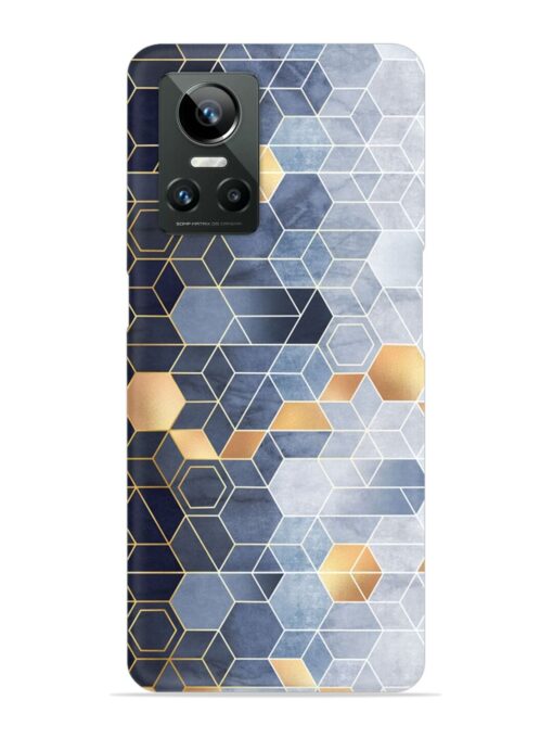 Geometric Abstraction Hexagons Snap Case for Realme Gt Neo 3 Zapvi