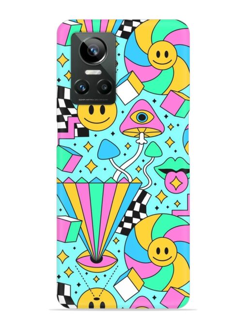 Trippy Rainbow 60S Snap Case for Realme Gt Neo 3 Zapvi