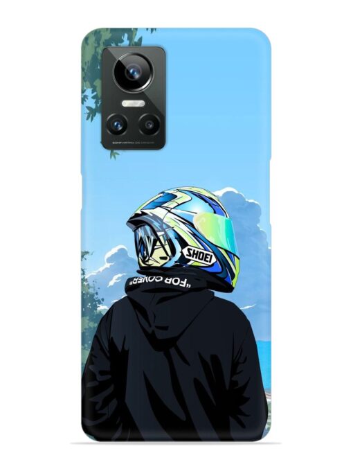 Rider With Helmet Snap Case for Realme Gt Neo 3 Zapvi