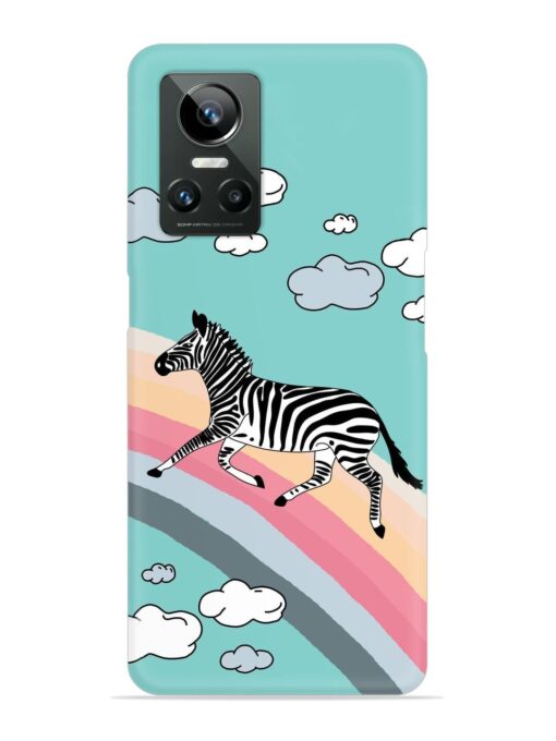 Running Zebra Snap Case for Realme Gt Neo 3 Zapvi