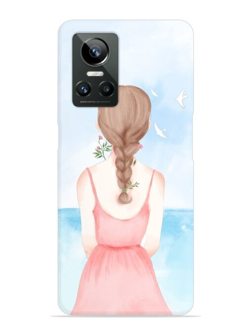 Watercolor Girl Vector Snap Case for Realme Gt Neo 3 Zapvi