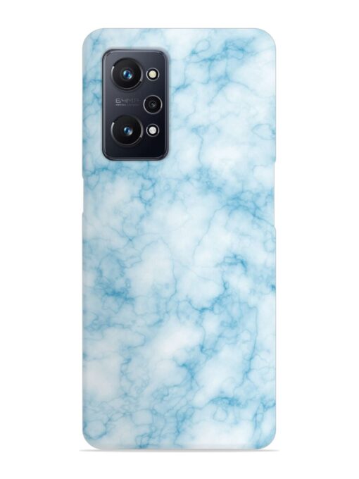 Blue White Natural Marble Snap Case for Realme Gt Neo 3T