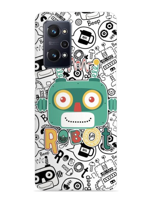 Robot Modern Seamless Pattern Snap Case for Realme Gt Neo 3T Zapvi