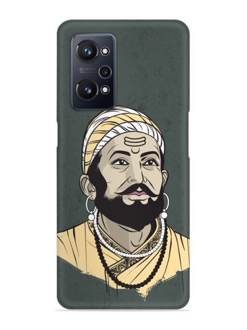 Shivaji Maharaj Vector Art Snap Case for Realme Gt Neo 3T Zapvi