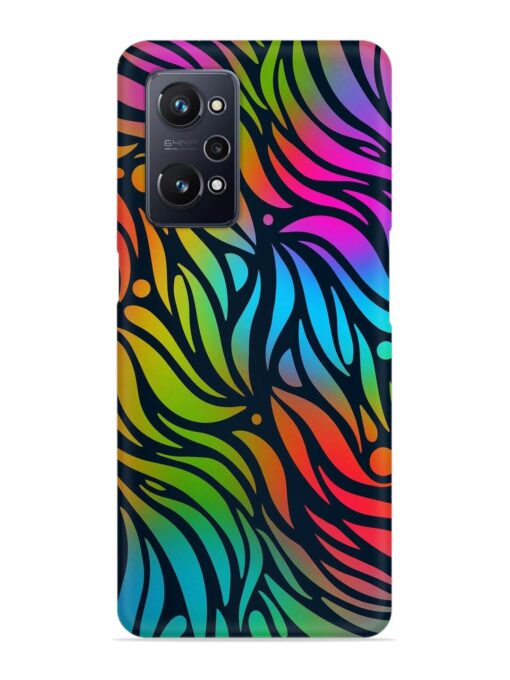 Abstract Leaf Design Snap Case for Realme Gt Neo 3T Zapvi