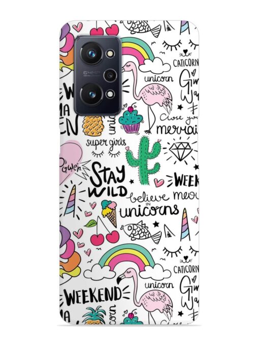 Unicorn Ice Cream Snap Case for Realme Gt Neo 3T Zapvi