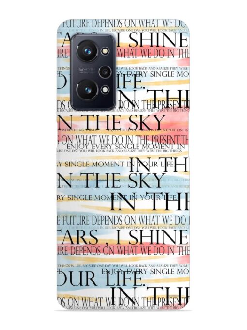 Seamless Slogans Pattern Snap Case for Realme Gt Neo 3T Zapvi