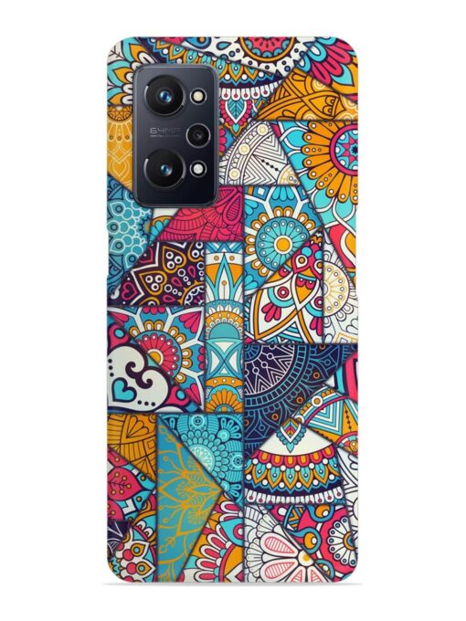 Patchwork Pattern Vintage Snap Case for Realme Gt Neo 3T Zapvi