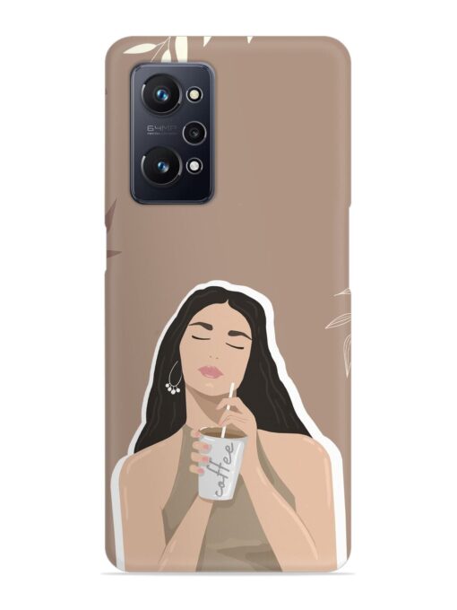 Girl With Coffee Snap Case for Realme Gt Neo 3T Zapvi