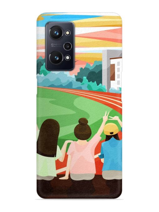 School Playground Snap Case for Realme Gt Neo 3T