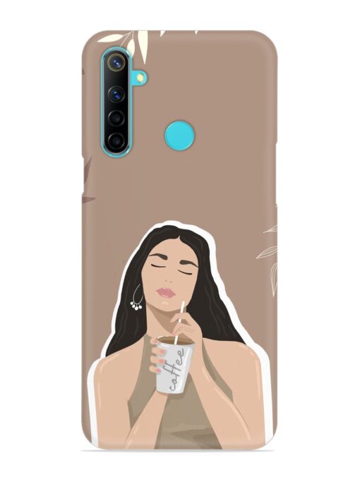 Girl With Coffee Snap Case for Realme Narzo 10