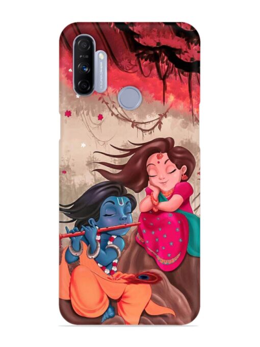 Radhe Krishna Water Art Snap Case for Realme Narzo 10A