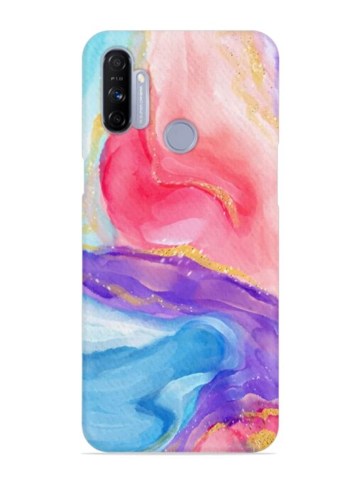 Watercolor Gradient Snap Case for Realme Narzo 10A Zapvi