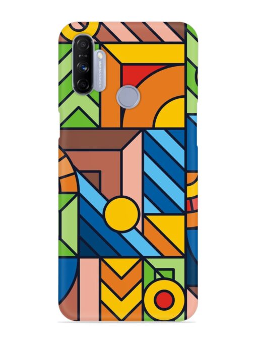 Colorful Geometric Snap Case for Realme Narzo 10A