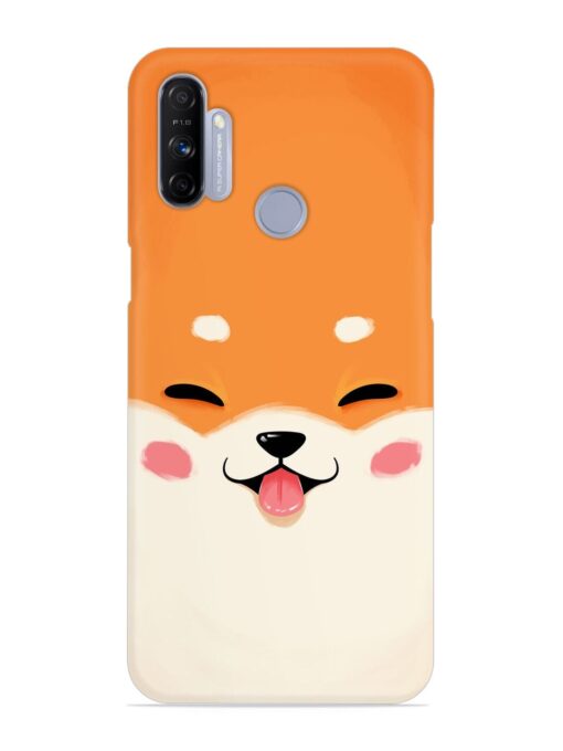 Happy Cat Art Snap Case for Realme Narzo 10A Zapvi