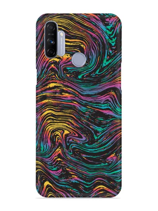 Abstract Liquid Colors Snap Case for Realme Narzo 10A Zapvi