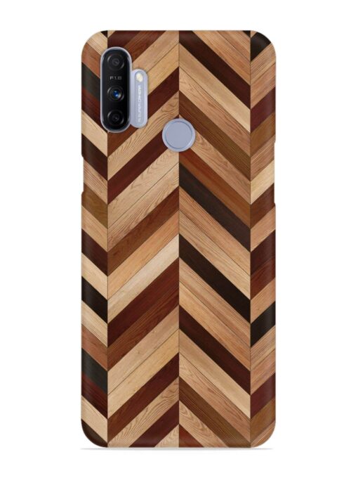 Seamless Wood Parquet Snap Case for Realme Narzo 10A Zapvi