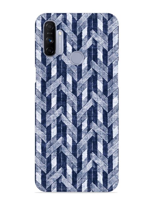 Abstract Herringbone Motif Snap Case for Realme Narzo 10A