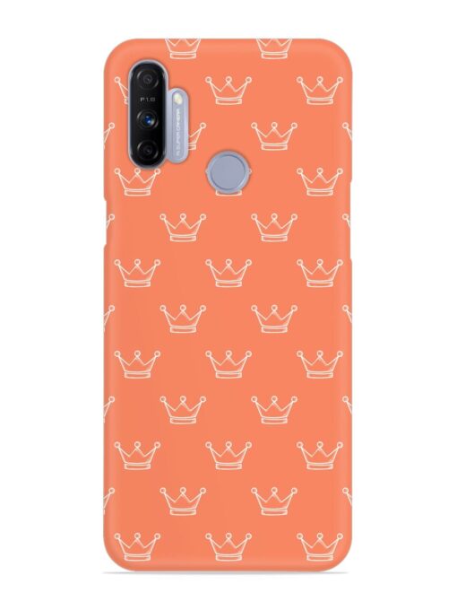 Hand Drawn Crown Snap Case for Realme Narzo 10A