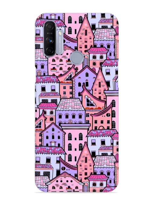 Seamless Pattern Houses Snap Case for Realme Narzo 10A Zapvi