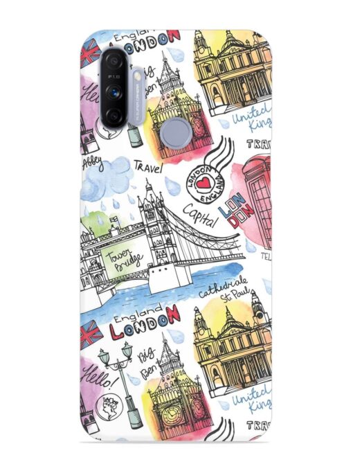 Vector London Landmark Snap Case for Realme Narzo 10A