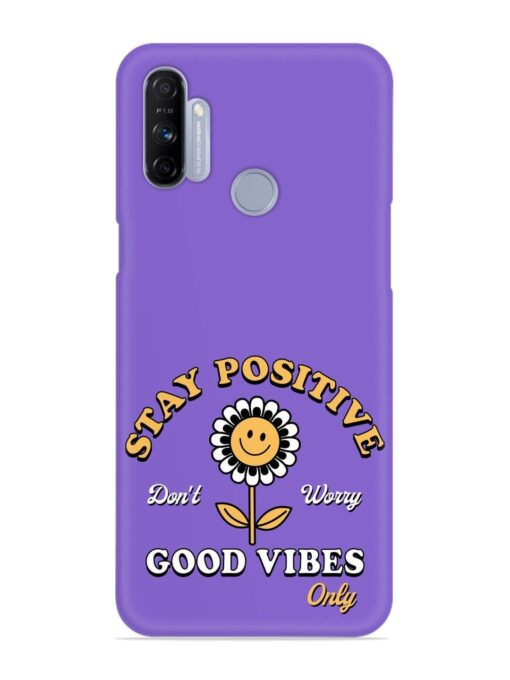 Retro Positive Flower Snap Case for Realme Narzo 10A