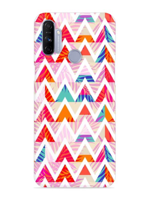 Abstract Triangle Background Snap Case for Realme Narzo 10A