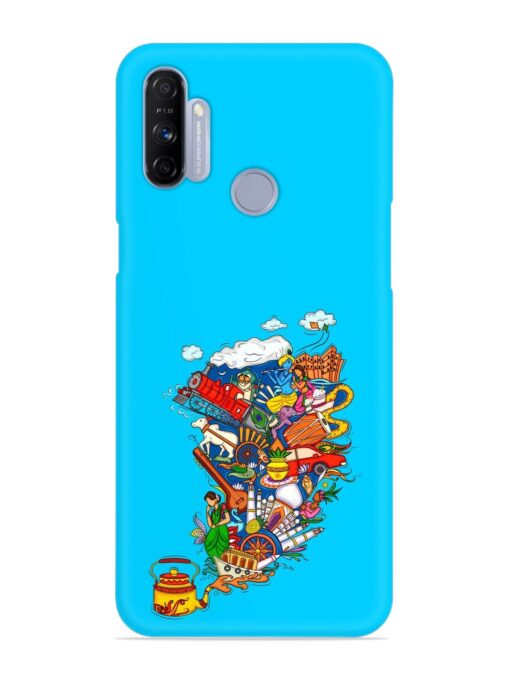 Vector Design Indian Snap Case for Realme Narzo 10A