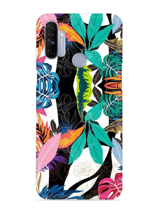 Floral Pattern Bright Snap Case for Realme Narzo 10A