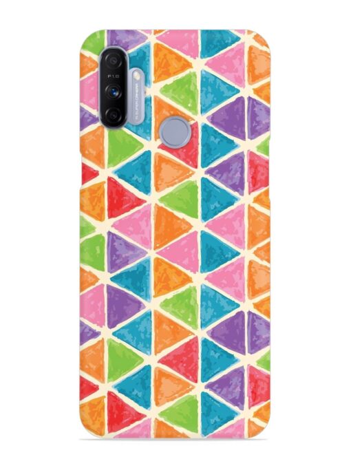 Seamless Colorful Isometric Snap Case for Realme Narzo 10A