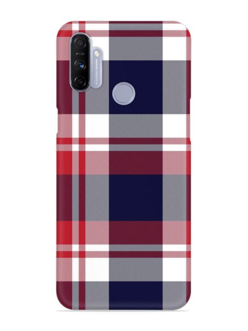 Classic Plaid Tartan Snap Case for Realme Narzo 10A