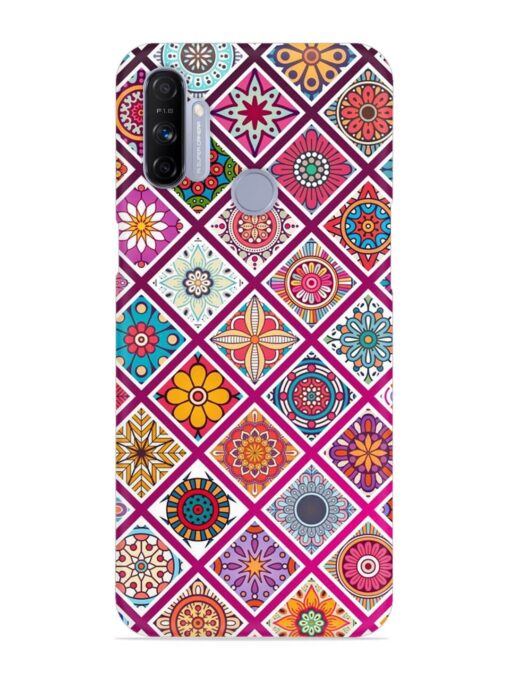 Seamless Tile Pattern Snap Case for Realme Narzo 10A Zapvi