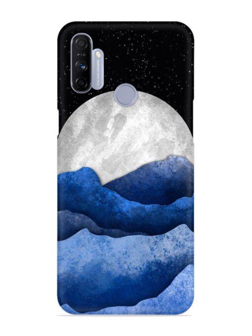 Full Moon Mountain Vector Snap Case for Realme Narzo 10A