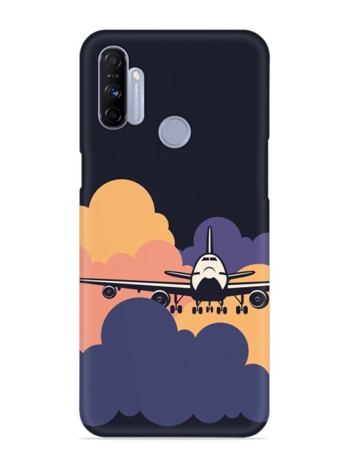 Aeroplane vector Snap Case for Realme Narzo 10A Zapvi