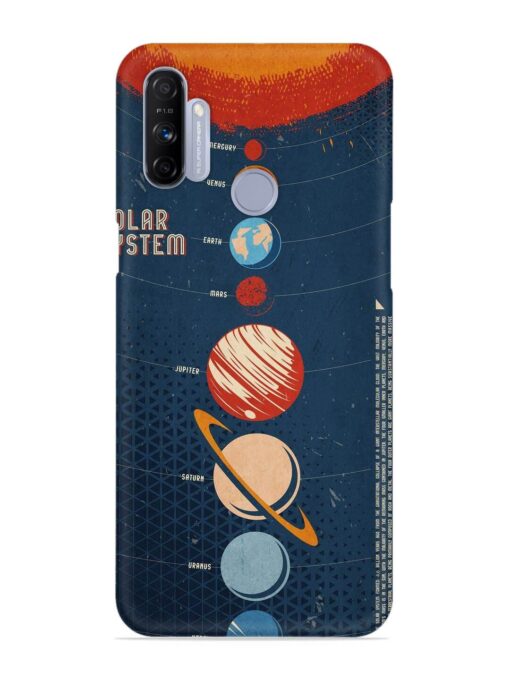 Solar System Vector Snap Case for Realme Narzo 10A Zapvi