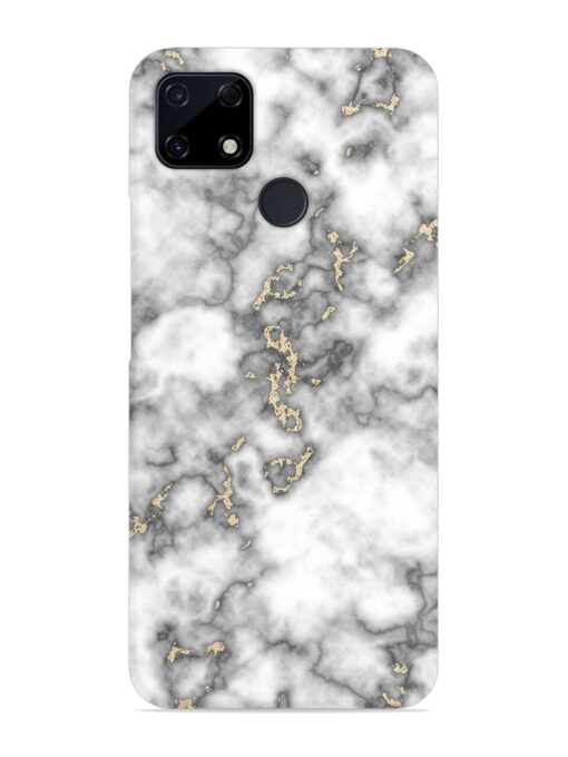 Gray And Gold Marble Snap Case for Realme Narzo 20 Zapvi