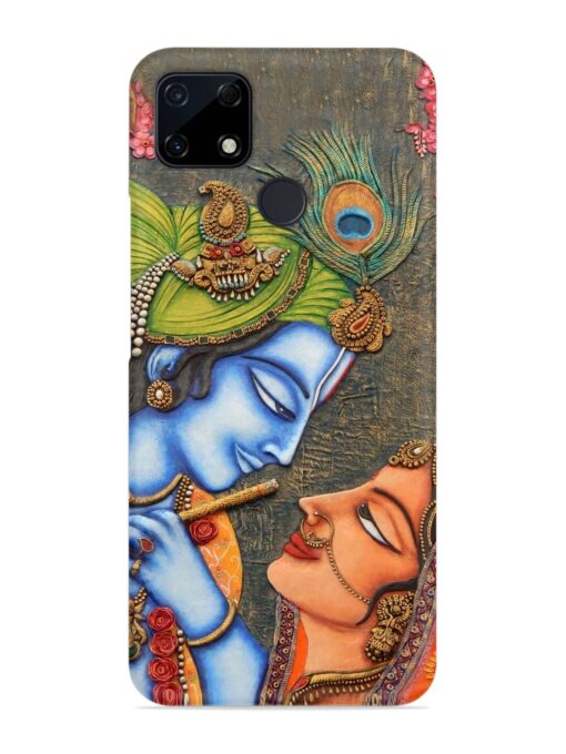 Lord Radha Krishna Flute Art Snap Case for Realme Narzo 20