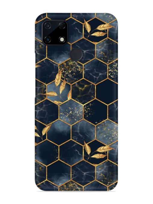 Marble Hexagon Seamless Snap Case for Realme Narzo 20 Zapvi